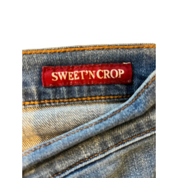 Lucky Brand Jeans Women's Sz 8/29 Mid Rise Sweet Crop Blue Light Wash Denim - Picture 5 of 9